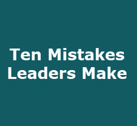 Student Ministry: 10 Mistakes Leaders Make